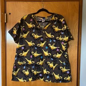 Aladdin scrub top 🧞‍♂️